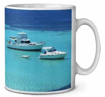 Yachts in Paradise Ceramic 10oz Coffee Mug/Tea Cup