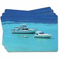 Yachts in Paradise Picture Placemats in Gift Box
