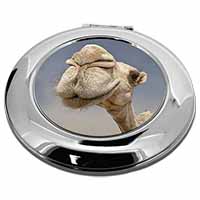 Camels Intrigued by Camera Make-Up Round Compact Mirror