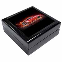 Red Fire Sports Car Keepsake/Jewellery Box