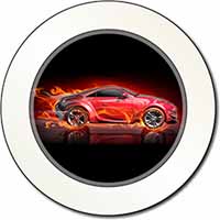 Red Fire Sports Car Car or Van Permit Holder/Tax Disc Holder
