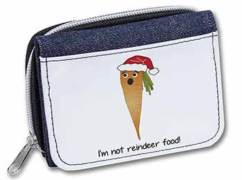 Christmas Carrot Unisex Denim Purse Wallet