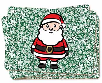 Father Christmas Picture Placemats in Gift Box
