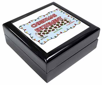 Christmas Excitement Scale Keepsake/Jewellery Box