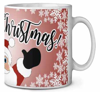 Merry Christmas Ceramic 10oz Coffee Mug/Tea Cup