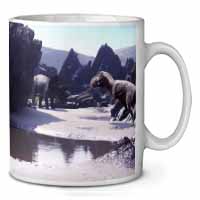 Dinosaur Print Ceramic 10oz Coffee Mug/Tea Cup