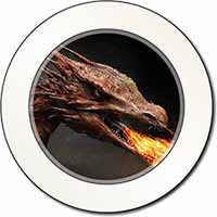 Fierce Fire Flame Mouth Dragon Car or Van Permit Holder/Tax Disc Holder