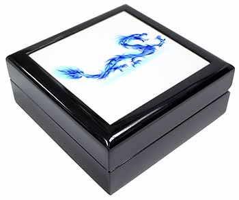 Blue Flame Dragon Keepsake/Jewellery Box