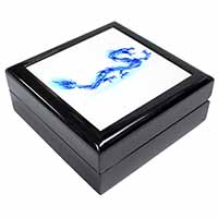 Blue Flame Dragon Keepsake/Jewellery Box