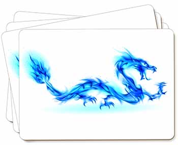 Blue Flame Dragon Picture Placemats in Gift Box