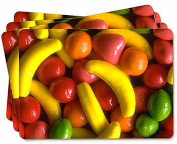 Fruit Sweets Picture Placemats in Gift Box