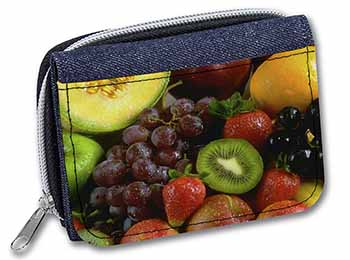 Fruit Unisex Denim Purse Wallet