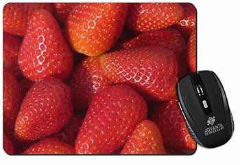 Strawberries Print Computer Mouse Mat