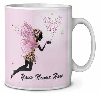 Fairy Hearts Personalised Ceramic 10oz Coffee Mug/Tea Cup