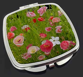 Poppies in Poppy Field Make-Up Compact Mirror
