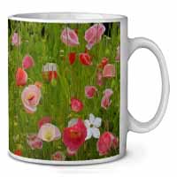 Poppies in Poppy Field Ceramic 10oz Coffee Mug/Tea Cup