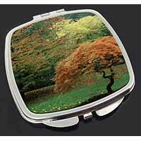 Autumn Trees Make-Up Compact Mirror Stocking Filler Gift