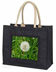 Dandelion Seeds Large Black Shopping Bag Christmas Present Idea      