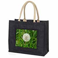 Dandelion Seeds Large Black Shopping Bag Christmas Present Idea      