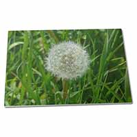 Dandelion Seeds Extra Large Toughened Glass Cutting, Chopping Board