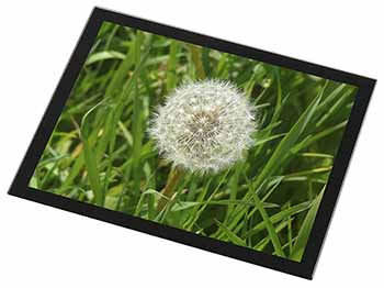 Dandelion Seeds Black Rim Glass Placemat Animal Table Gift