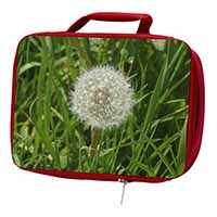 Dandelion Seeds Insulated Red School Lunch Box/Picnic Bag