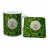 Dandelion Seeds Mug+Coaster Christmas/Birthday Gift Idea