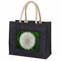 Dandelion Fairy Large Black Shopping Bag Christmas Present Idea      