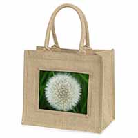 Dandelion Fairy Large Natural Jute Shopping Bag Christmas Gift Idea
