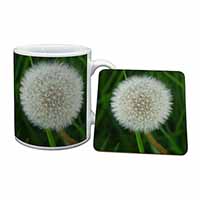 Dandelion Fairy Mug+Coaster Christmas/Birthday Gift Idea