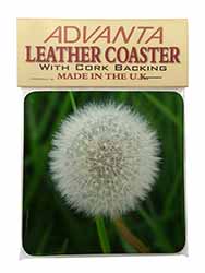 Dandelion Fairy Single Leather Photo Coaster Animal Breed Gift