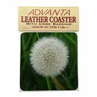 Dandelion Fairy Single Leather Photo Coaster Animal Breed Gift