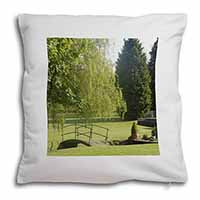English Country Garden Soft Velvet Feel Cushion Cover With Inner Pillow