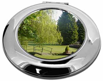 English Country Garden Make-Up Round Compact Mirror Christmas Gift