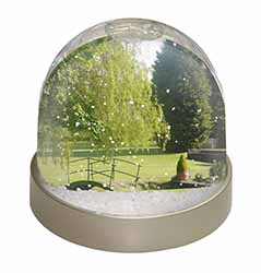 English Country Garden Photo Snow Globe Waterball Stocking Filler Gift