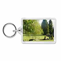 English Country Garden Photo Keyring Animal Gift