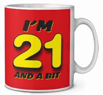 Over 21 Birthday Ceramic 10oz Coffee Mug/Tea Cup