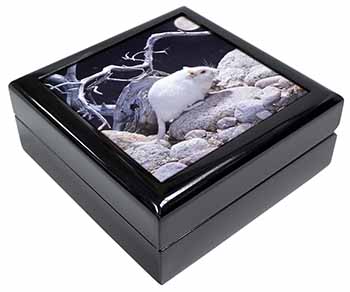 White Gerbil Keepsake/Jewellery Box