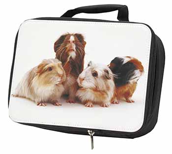 Guinea Pigs Black Insulated School Lunch Box/Picnic Bag