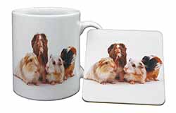 Guinea Pigs Mug and Coaster Set