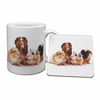 Guinea Pigs Mug and Coaster Set