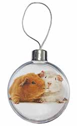 Guinea Pig Print Christmas Bauble