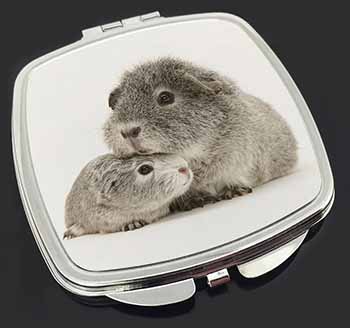 Silver Guinea Pigs Make-Up Compact Mirror