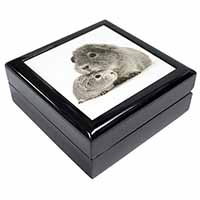 Silver Guinea Pigs Keepsake/Jewellery Box