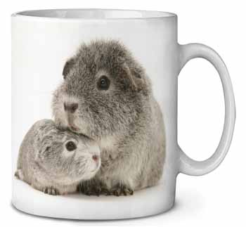 Silver Guinea Pigs Ceramic 10oz Coffee Mug/Tea Cup