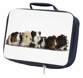 Baby Guinea Pigs Navy Insulated School Lunch Box/Picnic Bag
