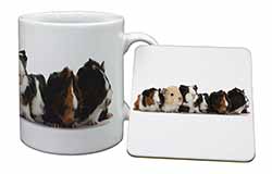 Baby Guinea Pigs Mug and Coaster Set