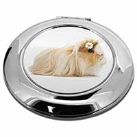 Flower in Hair Guinea Pig Make-Up Round Compact Mirror