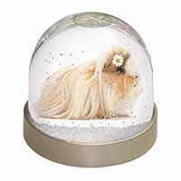 Flower in Hair Guinea Pig Snow Globe Photo Waterball