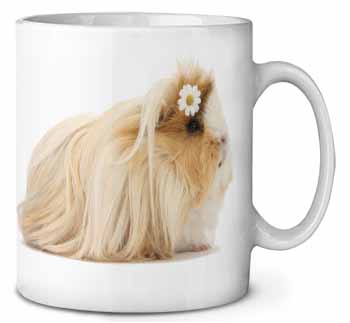 Flower in Hair Guinea Pig Ceramic 10oz Coffee Mug/Tea Cup